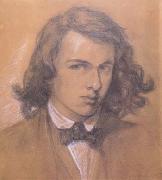 Self-Portrait (mk28), Dante Gabriel Rossetti